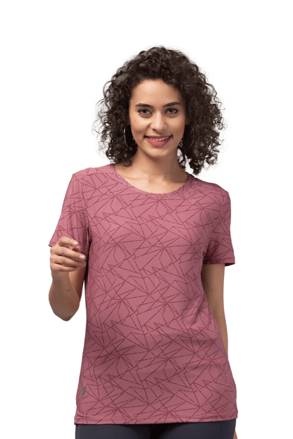 AURA T-shirt (ROSE FONCE)