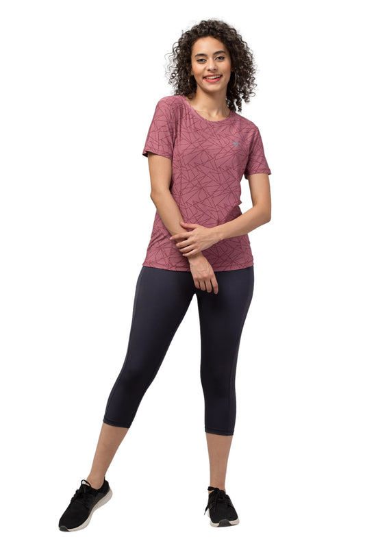 AURA T-shirt (ROSE FONCE)