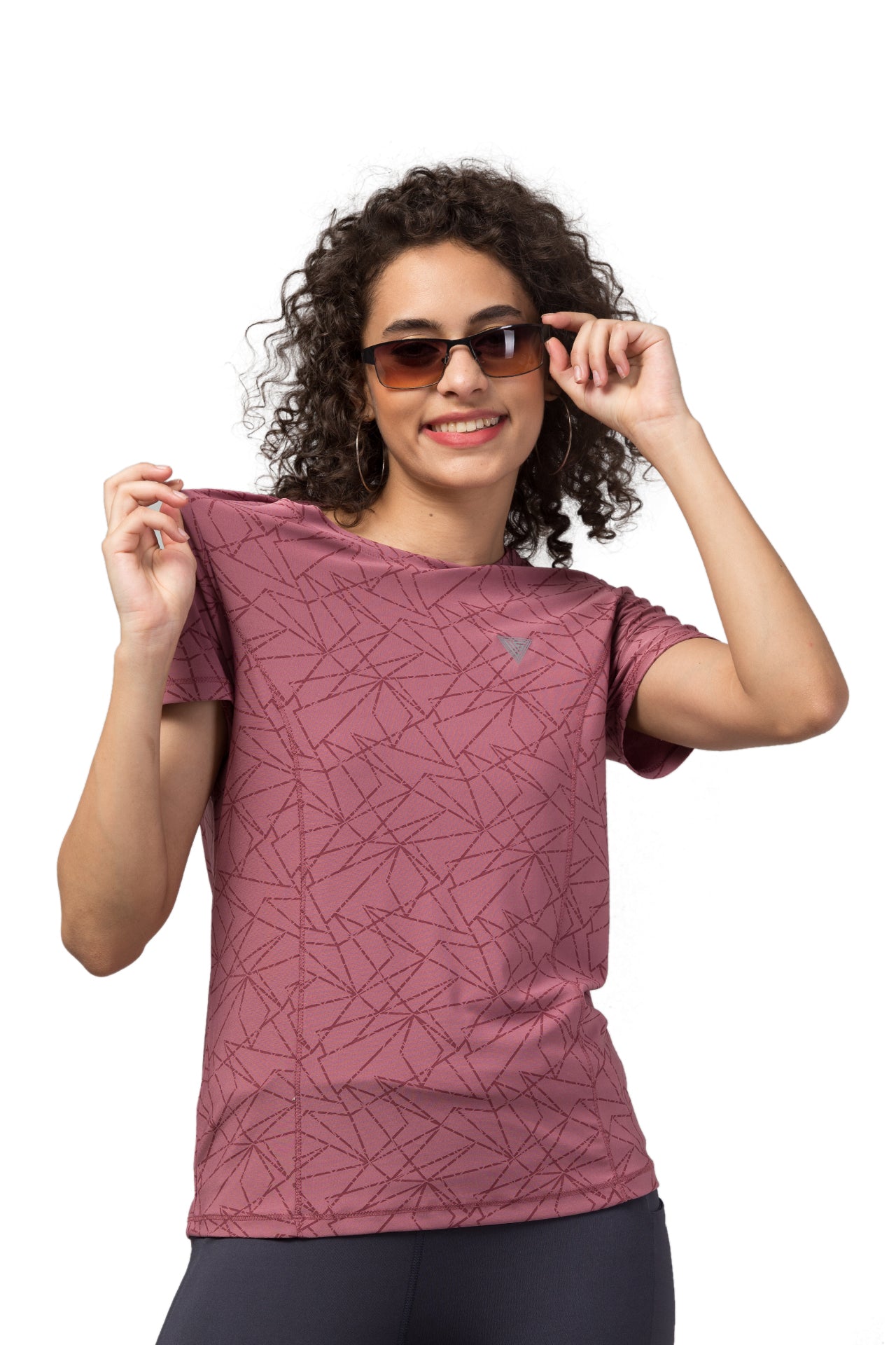 AURA T-shirt (ROSE FONCE)